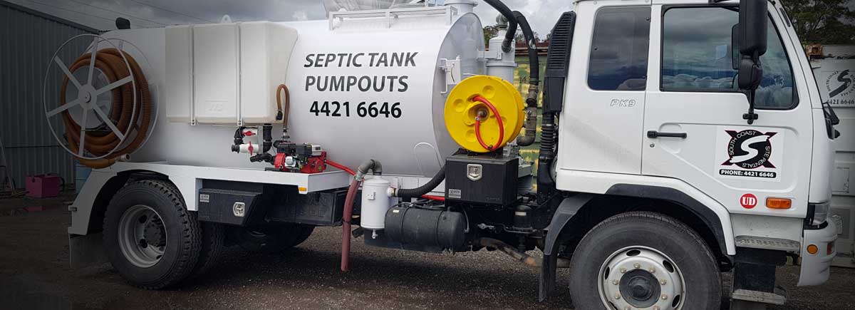 South Coast Site Rentals: septic tank pumpout truck