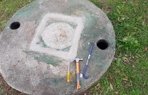 South Coast Site Rentals: septic tank cover