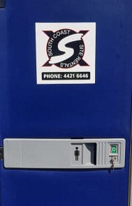 Portable shower hire from South Coast Site Rentals