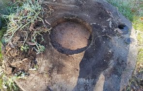 South Coast Site Rentals: septic tank ready for pump out
