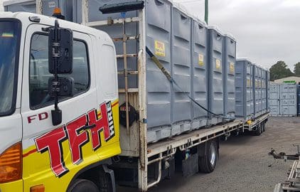 South Coast Site Rentals: Portable toilet delivery truck