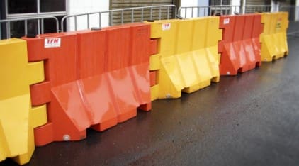 South Coast Site Rentals: outdoor water barriers